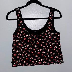 Size S, Forever 21, Floral Crop Top